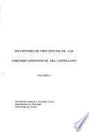 Diccionario de frecuencias de las unidades lingüísticas del castellano