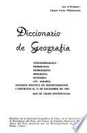 Diccionario de geografía