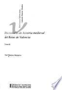 Diccionario de historia medieval del Reino de Valencia: M-R