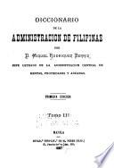 Diccionario de la administracion de Filipinas