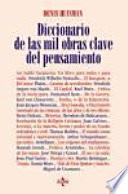 Diccionario de las mil obras clave del pensamiento