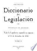 Diccionario de legislación