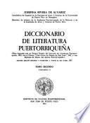 Diccionario de literatura puertorriqueña