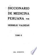 Diccionario de medicina peruana