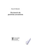 Diccionario de paremias cervantinas