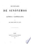 Diccionario de sinónimos de la lengua castellana