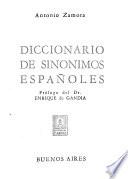 Diccionario de sinónimos españoles