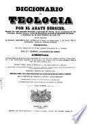 Diccionario de teologia: A - C. 1847