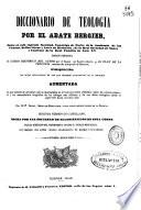 Diccionario de teología: D-Isi (1846. 730 p.)
