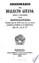 Diccionario del dialecto gitano
