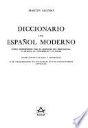 Diccionario del español moderno