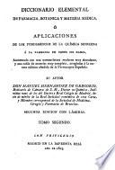 Diccionario elemental de farmacia, botánica y materia médica