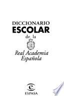 Diccionario escolar de la Real Academia Española