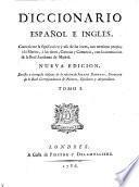 Diccionario Espanol E Ingles ... Nueva Ed. -Londres, Piestre 1786. (hisp.)