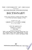 Diccionario Español-Inglés E Inglés-Español