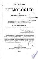 Diccionario etimologico de la lengua castellana