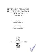 Diccionario filológico de literatura española, siglo XVII