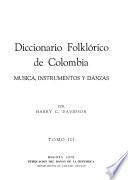 Diccionario folklórico de Colombia