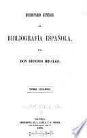 Diccionario general de bibliografia española