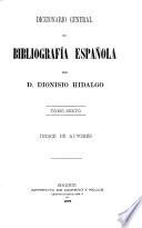 Diccionario general de bibliografía española