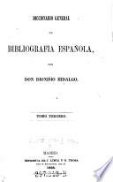 Diccionario general de bibliografia española