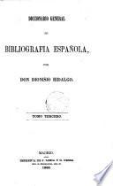 Diccionario general de bibliografia española