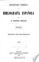Diccionario general de bibliografía española