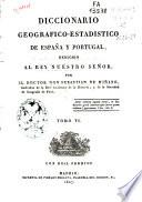 Diccionario geográfico-estadístico de España y Portugal: (518 p., [2] map. pleg.)