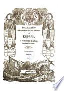 Diccionario Geografico-Estadistico-Historico de Espana y sus Posesiones de Ultramar