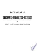 Diccionario geografico-estadistico-historico de España y sus posesiones de Ultramar