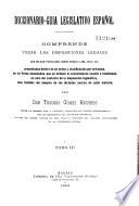 Diccionario-guía legislativo español