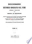 Diccionario histórico-biográfico del Perú