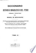 Diccionario histórico-biográfico del Perú