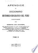 Diccionario histórico-biográfico del Perú