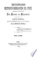 Diccionario historico-biografico del Peru