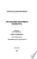 Diccionario histórico de Bolivia