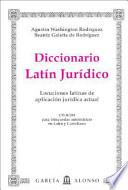 Diccionario latín jurídico