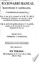 Diccionario manual bascongado y castellano