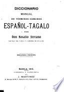 Diccionario manual de términos comunes Español-Tagalo