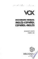 Diccionario Manual Inglés-español, Español-inglés