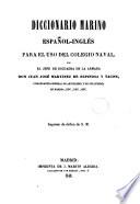 Diccionario marino español-inglés para uso del Colegio Naval