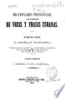 Diccionario provincial casi razonado de vozes y frases cubanas