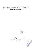 Diccionario temático abreviado iberoamericano