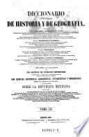 Diccionario universal de historia y de geografia ...