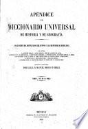 Diccionario universal de historia y de geografía ...