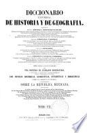 Diccionario universal de historia y de geografia ...
