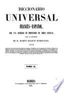 Diccionario universal francés-español: Francés-español