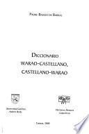 Diccionario warao-castellano, castellano-warao