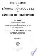 Dicionário da língua portuguesa de Cândido de Figueiredo