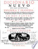 Dicionario Nuevo De Las Lenguas, Española Y Francesa